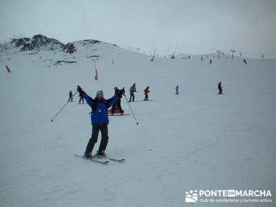 squí Baqueira - Aprende a esquiar; asociaciones de senderismo; viajes enero